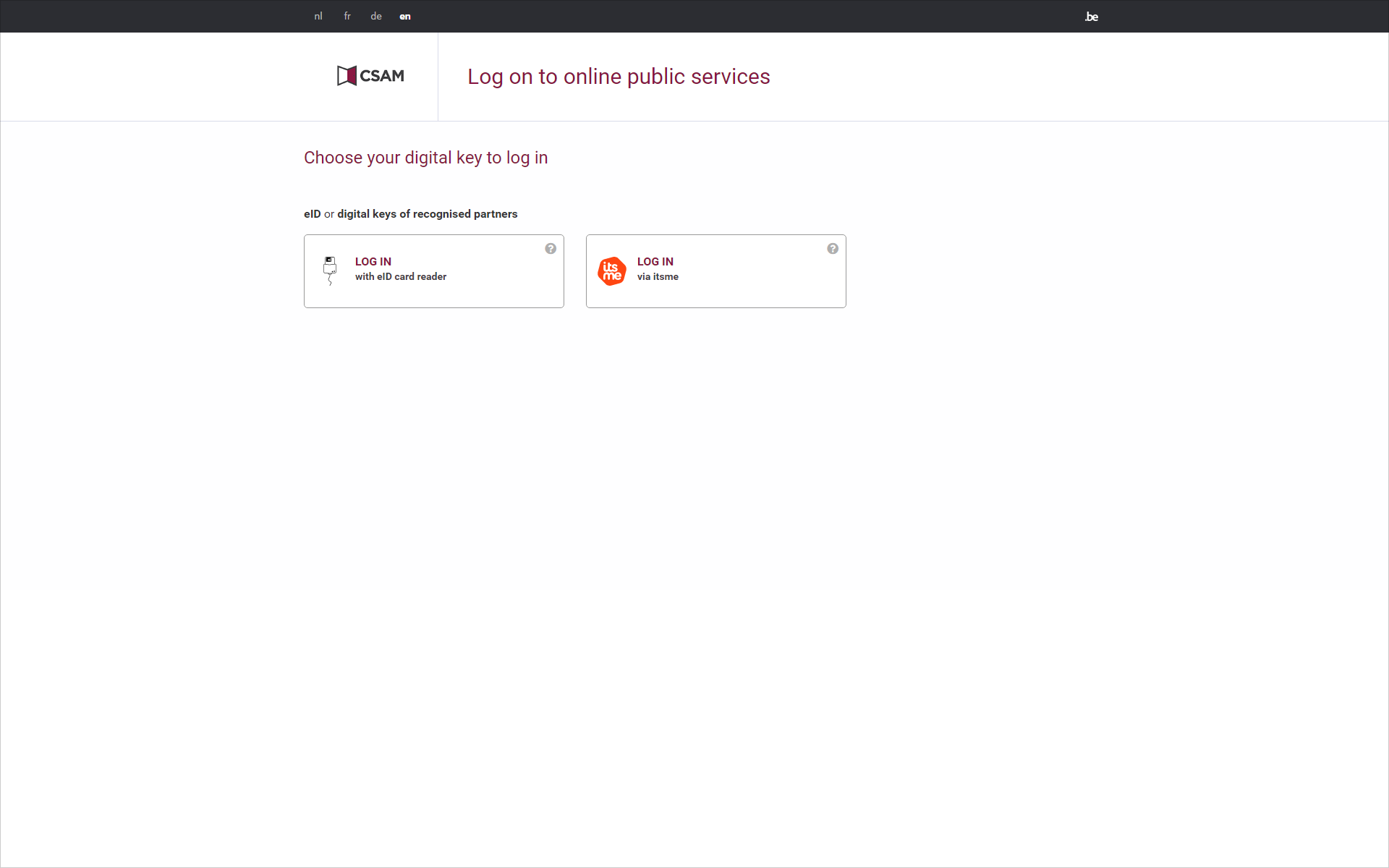 Image 2: Modified Log-In-Page